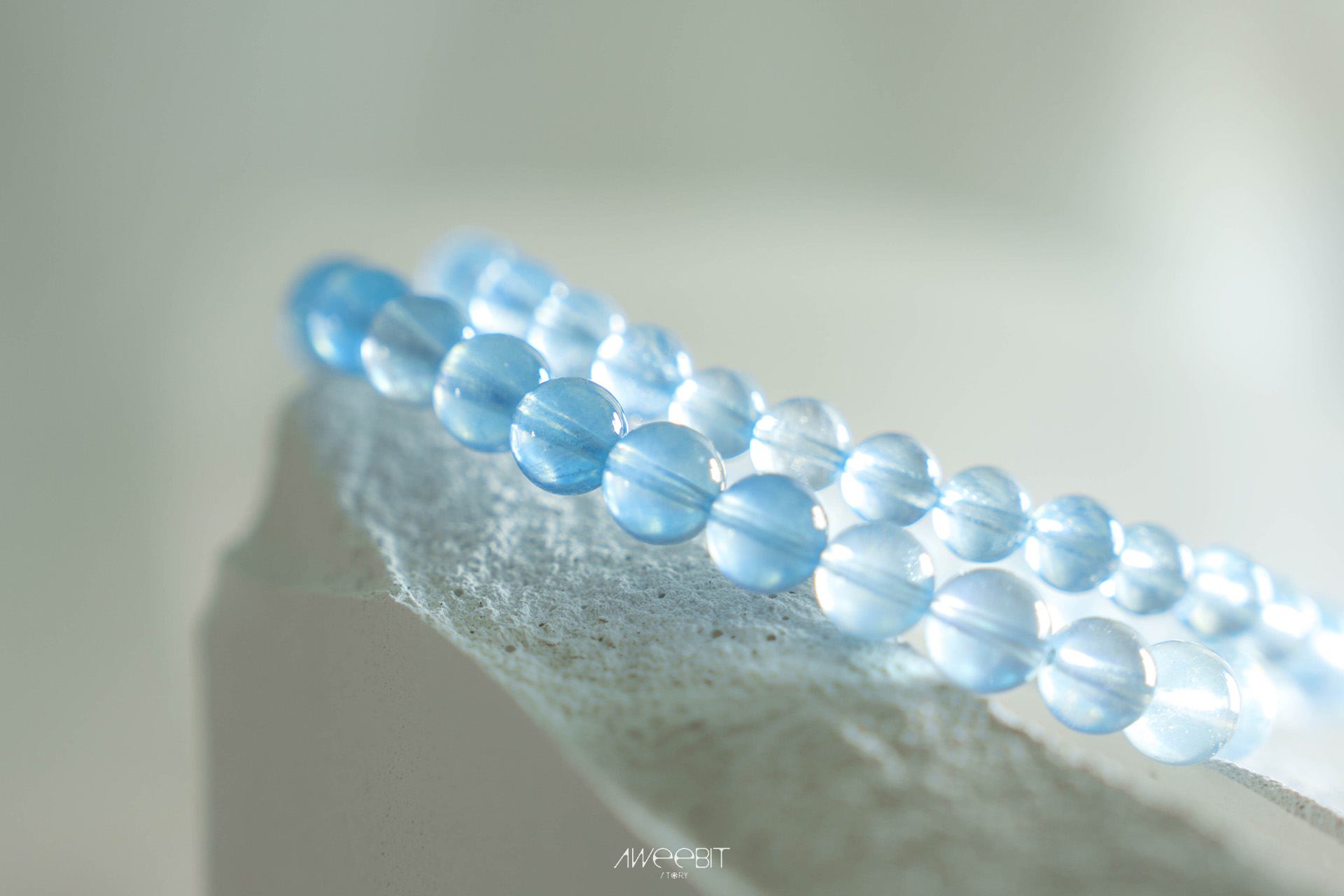 漸層海藍寶手珠:圖片 2