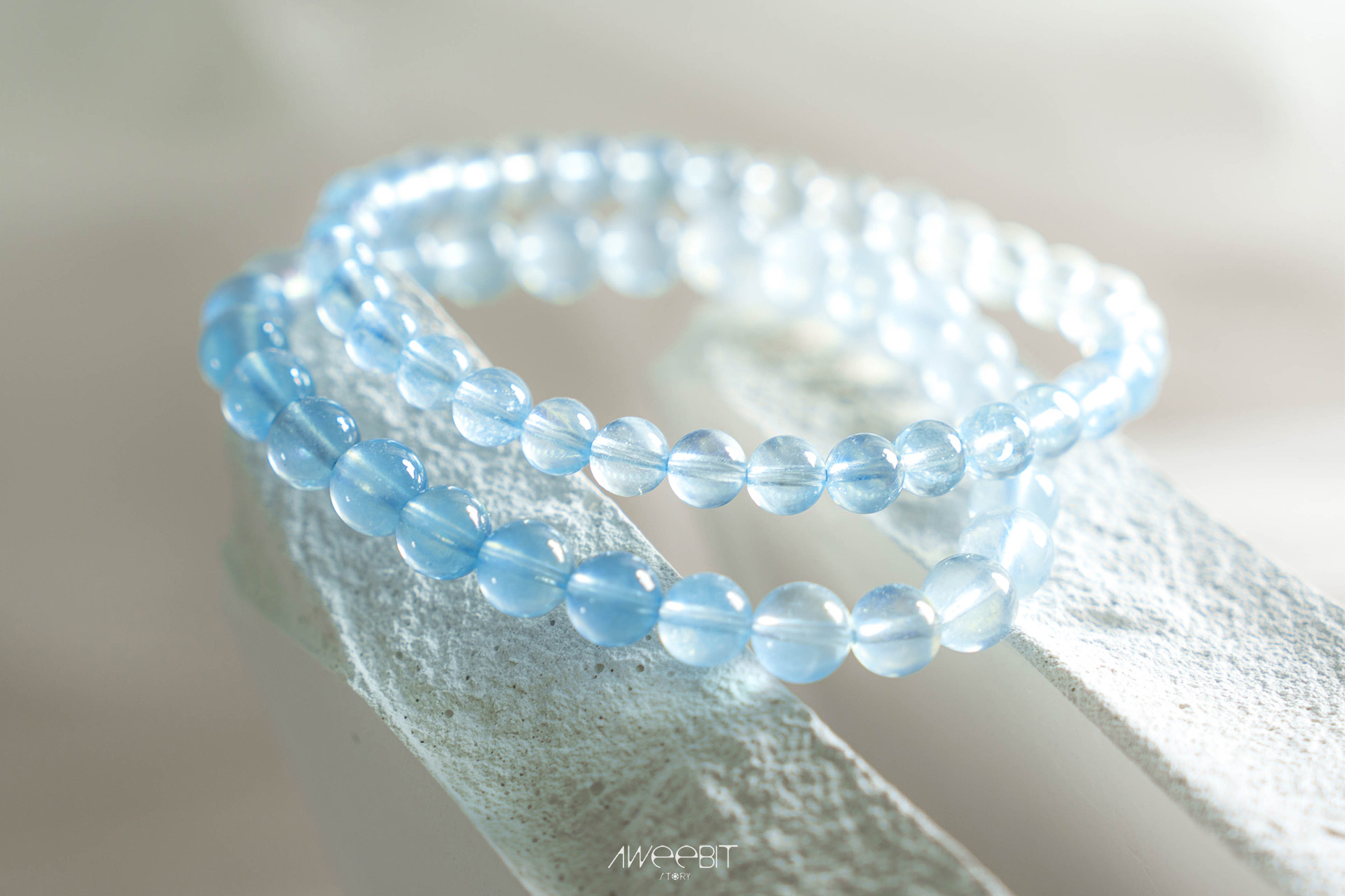 漸層海藍寶手珠:圖片 5