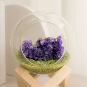 招財貓紫晶鎮聚寶盆